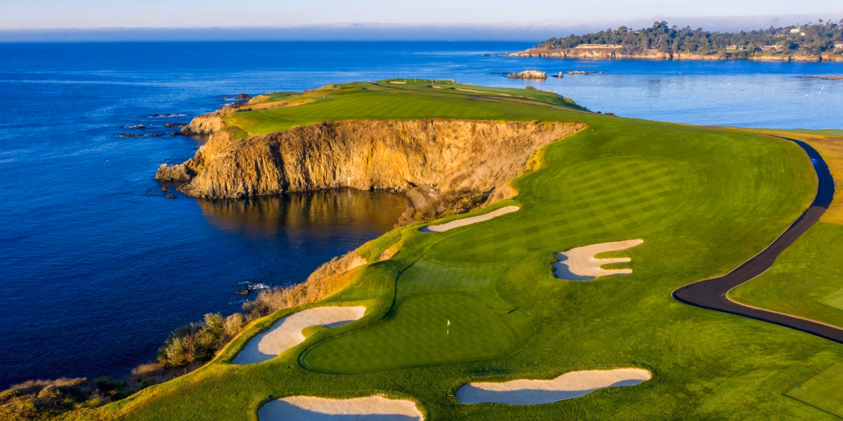Najważniejsze turnieje golfowe - Pebble Beach 8 dołek