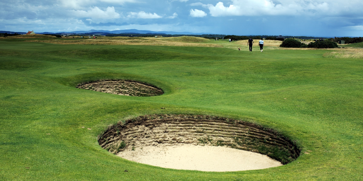 Najważniejsze turnieje golfowe - bunkry na Old Course